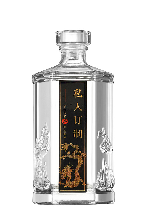 晶白酒瓶-006  